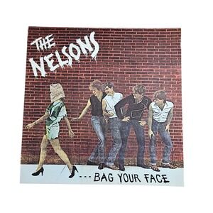 The Nelsons Bag Your Face 1982 Promo Flat Album Poster 12x12 Punk New Wave